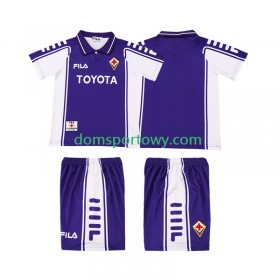 Koszulka ACF Fiorentina 1999 2000 Retro Dziecięcy Domowe Koszulki Piłkarskie Krótki Rękaw